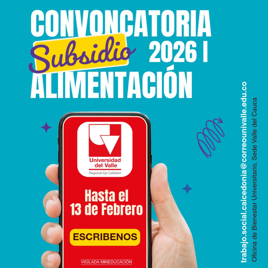 SUBSIDIO DE ALIMENTACION 2026 I